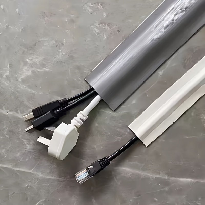 3M Self-Adhesive Floor Cable Management Channel Pressure Resistant Wire Cover Trough