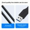 USB 3.0 / USB 2.0 Male to Male Cable 5Gbps Fast Data Transfer Cable for Keyboard Mouse Hard Drive