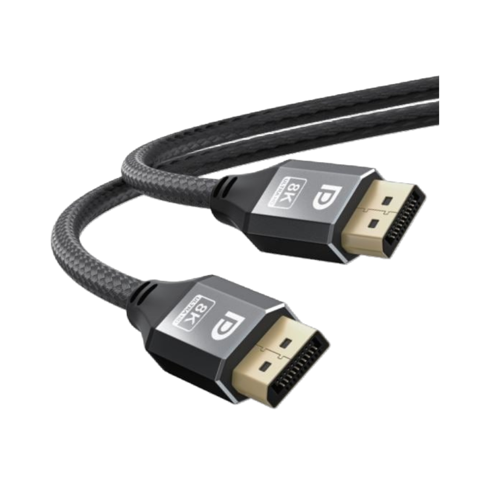 Datronic Fabric Braided DisplayPort 1.4 Cable
